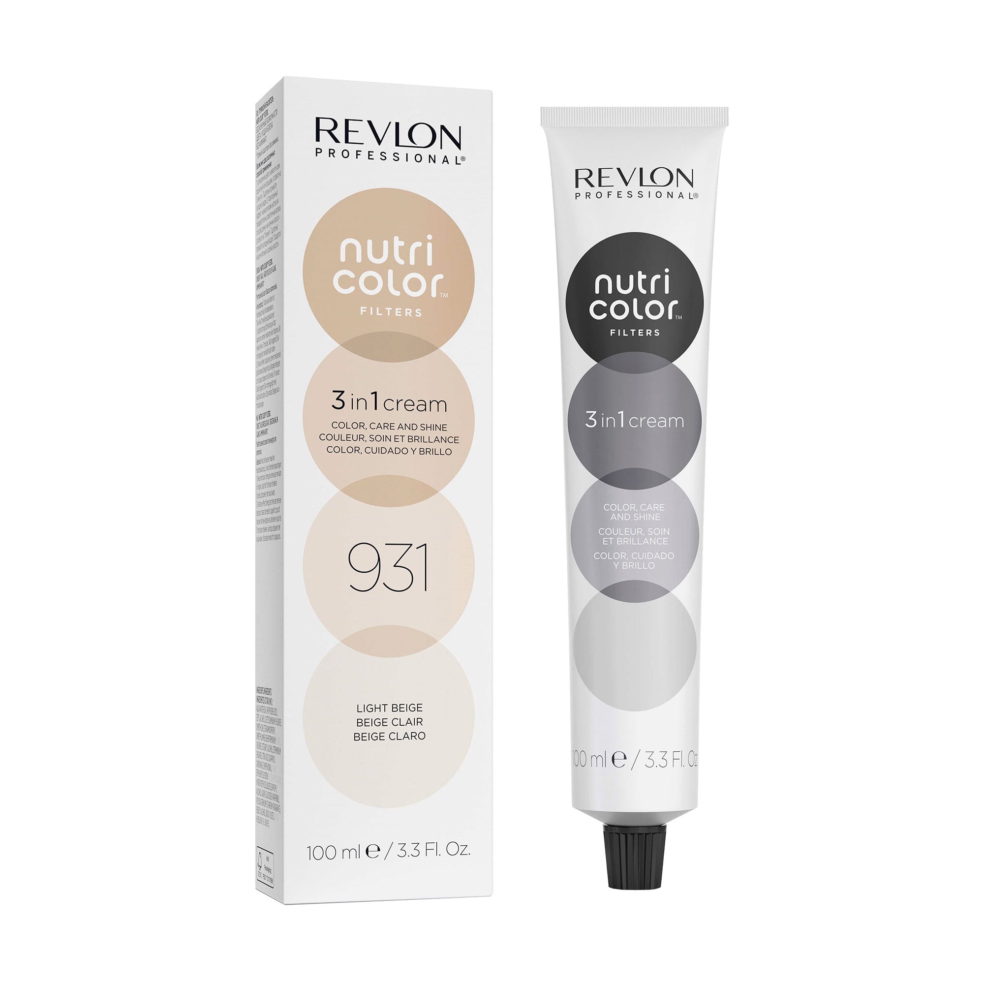 Уцінка! Тонувальна маска для волосся Revlon Professional Nutri Color Filters Toning 931 Light Beige, 100 мл